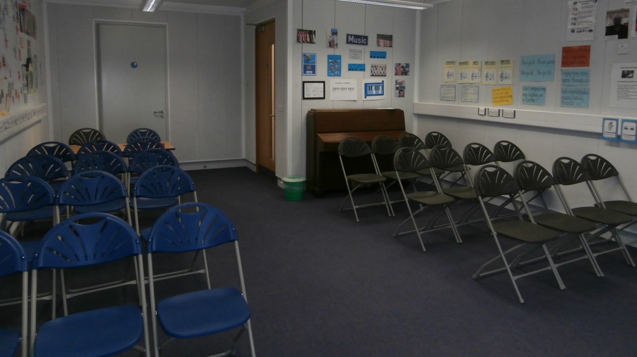 Music Room, maximum capacity of 25, hire starting from £24 per hour