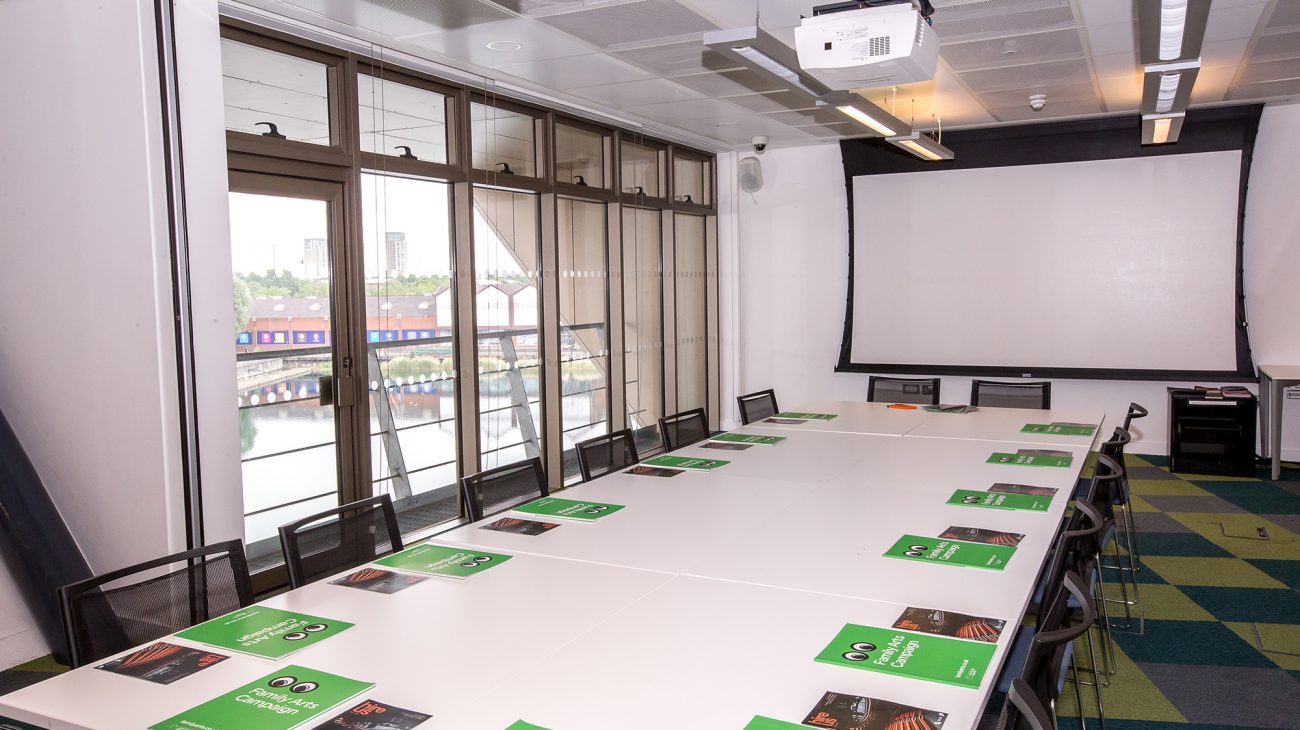 Meeting rooms 1 & 2 at Canada Water Library. Photo Roswitha Chesher.