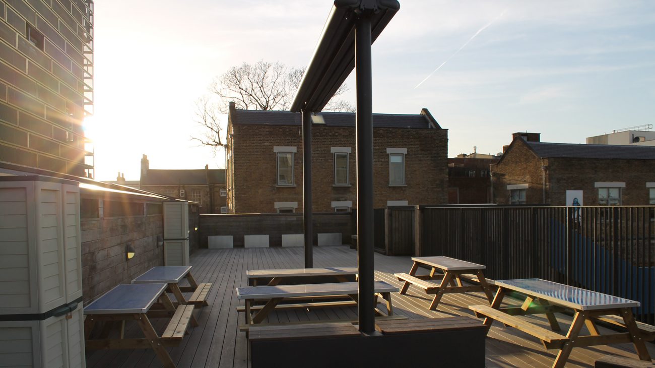 Terrace Room, maximum capacity of 112, hire starting from £48 per hour