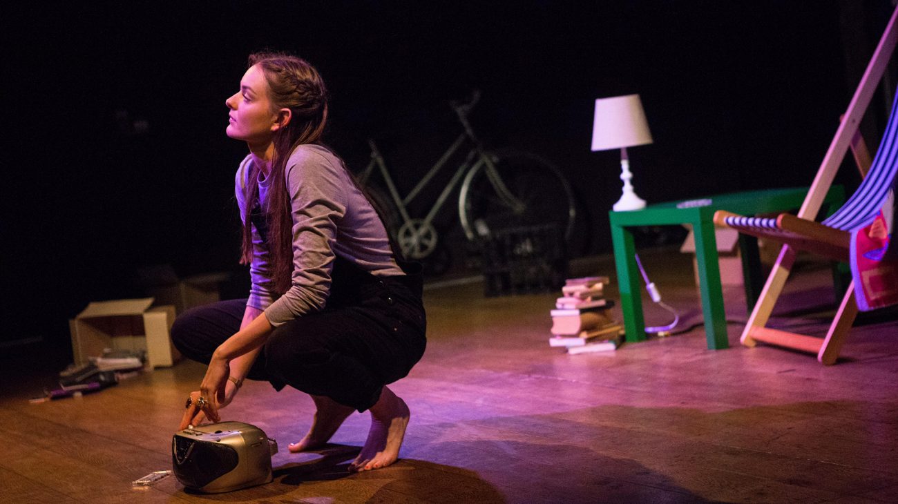 Cecilia Knapp performing Finding Home at The Last Word, the Roundhouse