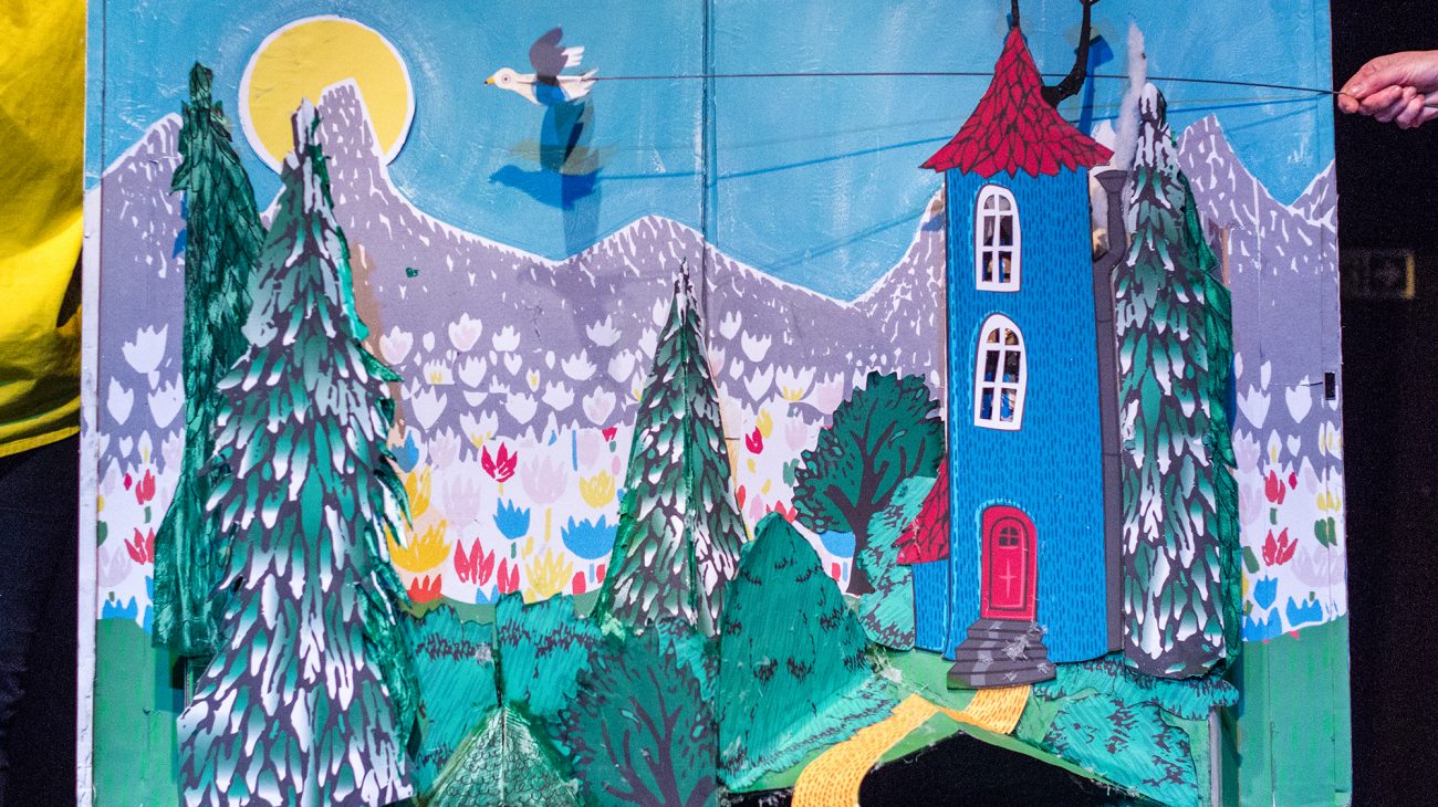 Mischief and Mystery in Moomin Valley production shot. Photography by Emma Myrtle.