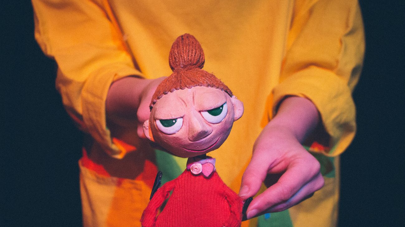 Mischief and Mystery in Moomin Valley production shot. Photography by Emma Myrtle.