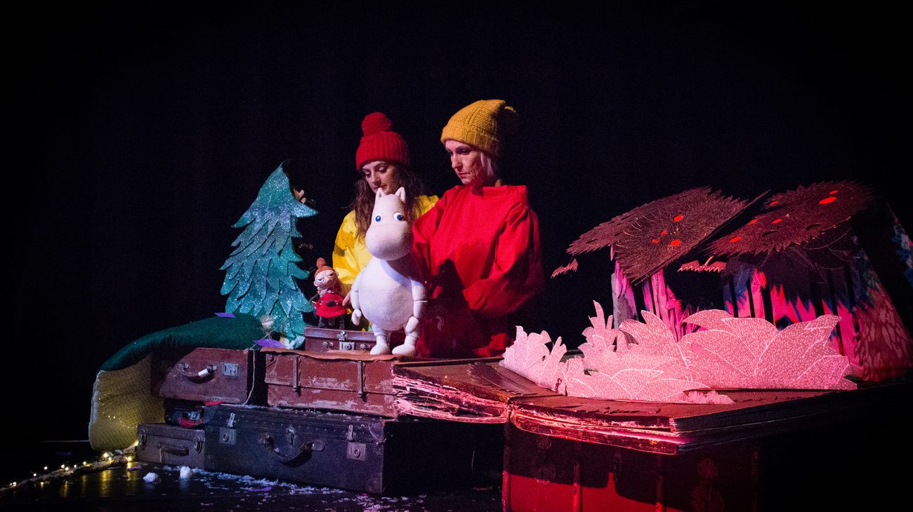 Mischief and Mystery in Moomin Valley production shot. Photography by Emma Myrtle.