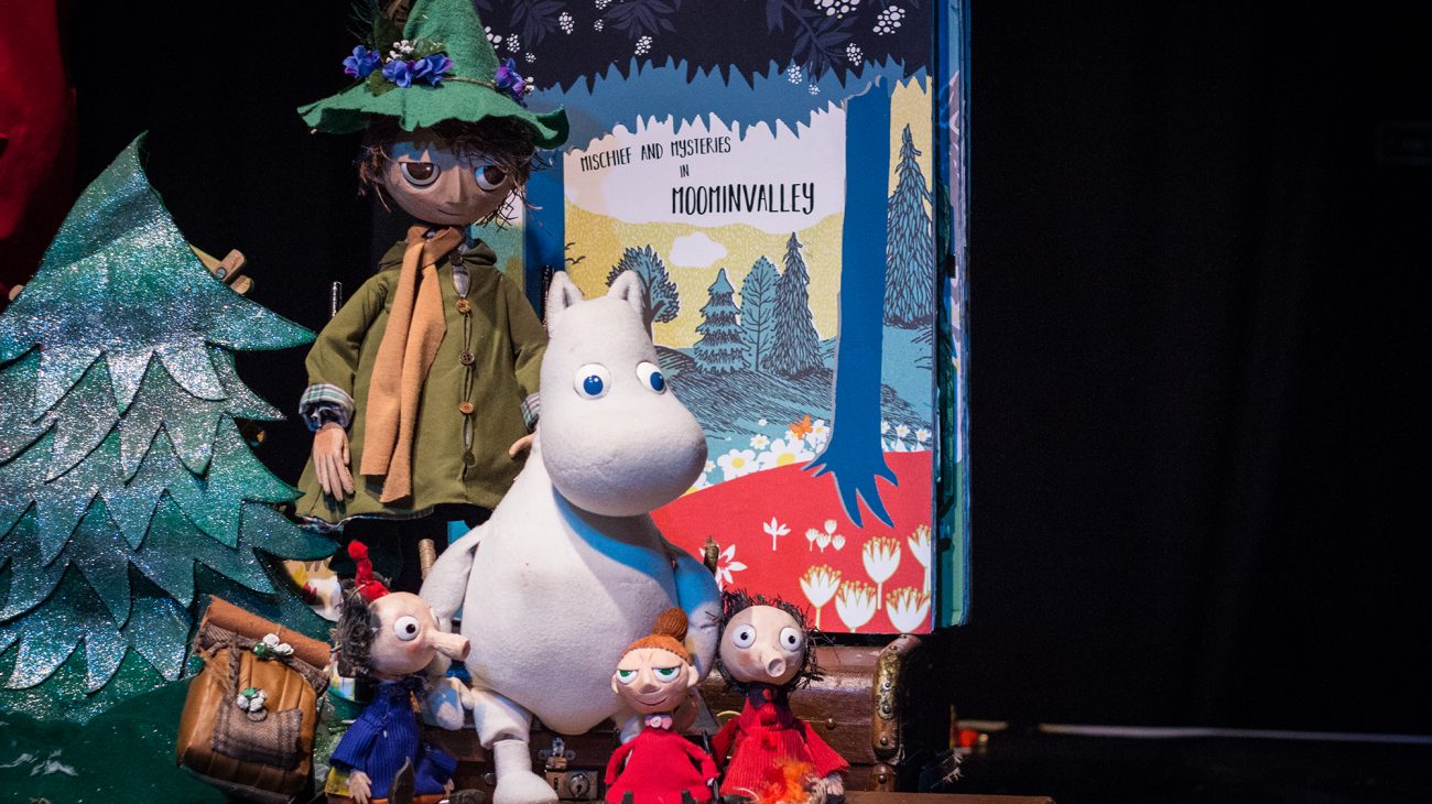 Mischief and Mystery in Moomin Valley production shot. Photography by Emma Myrtle.