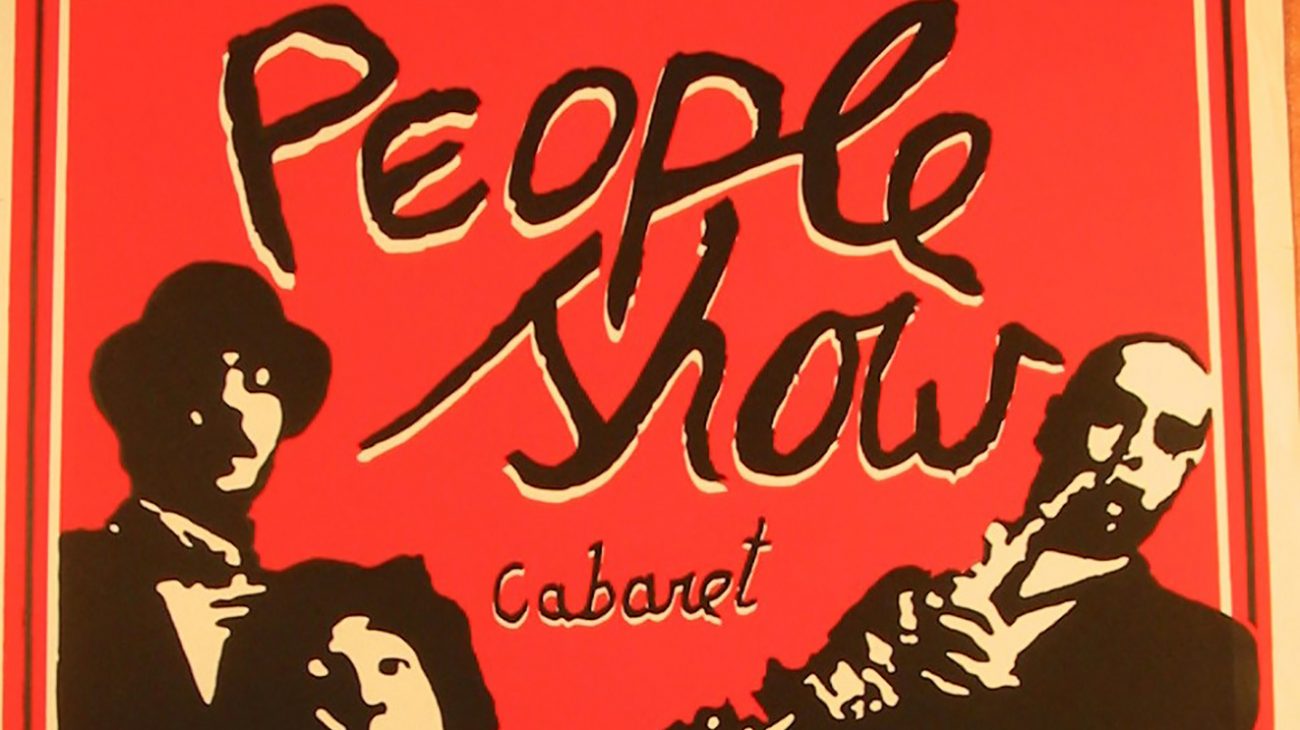 Poster for the People Show at the Albany Empire.