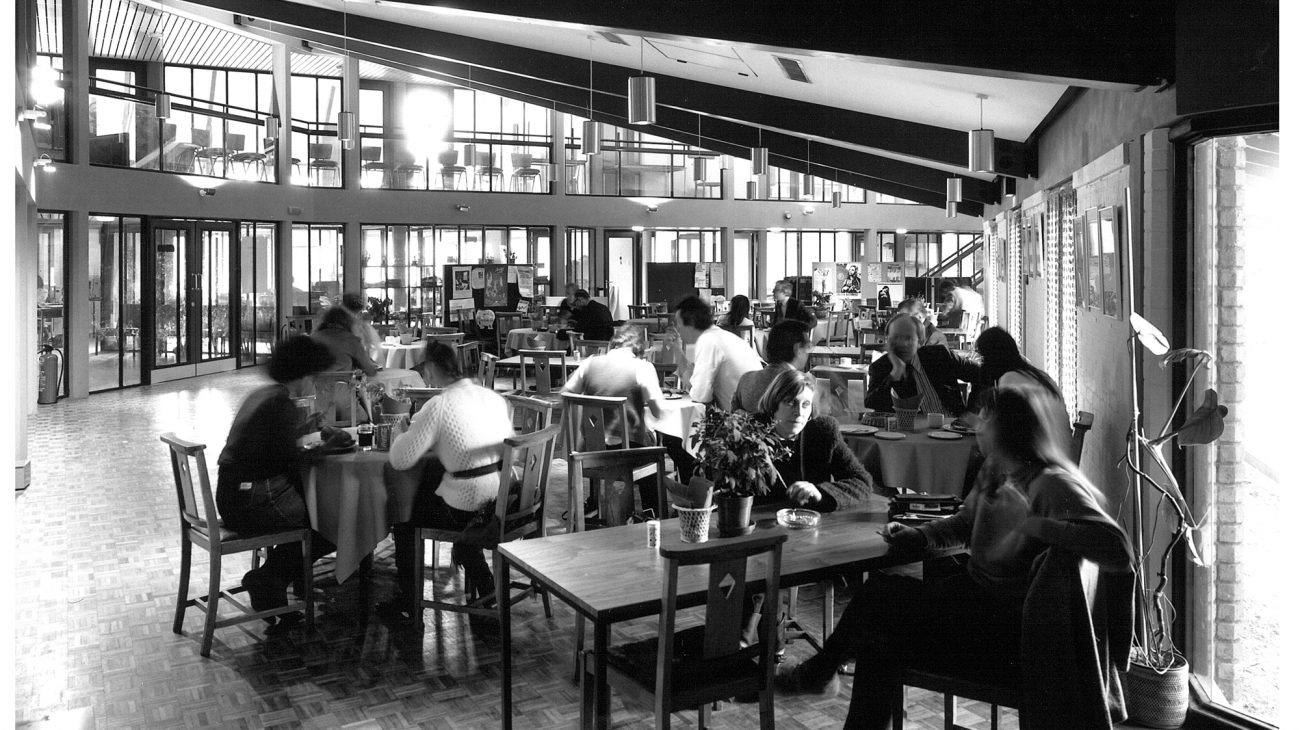 The Albany café  in the 1980s.