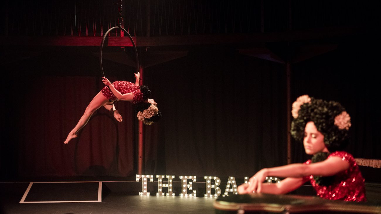 Levantes Dance Theatre on the Albany stage. Photo Camilla Greenwell.