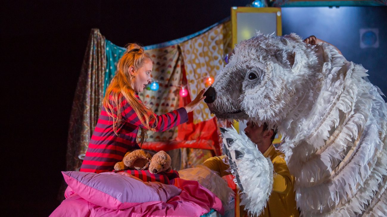 The Bear by Raymond Briggs, adapted by Pins and Needles Productions. Photo Paul Blakemore.