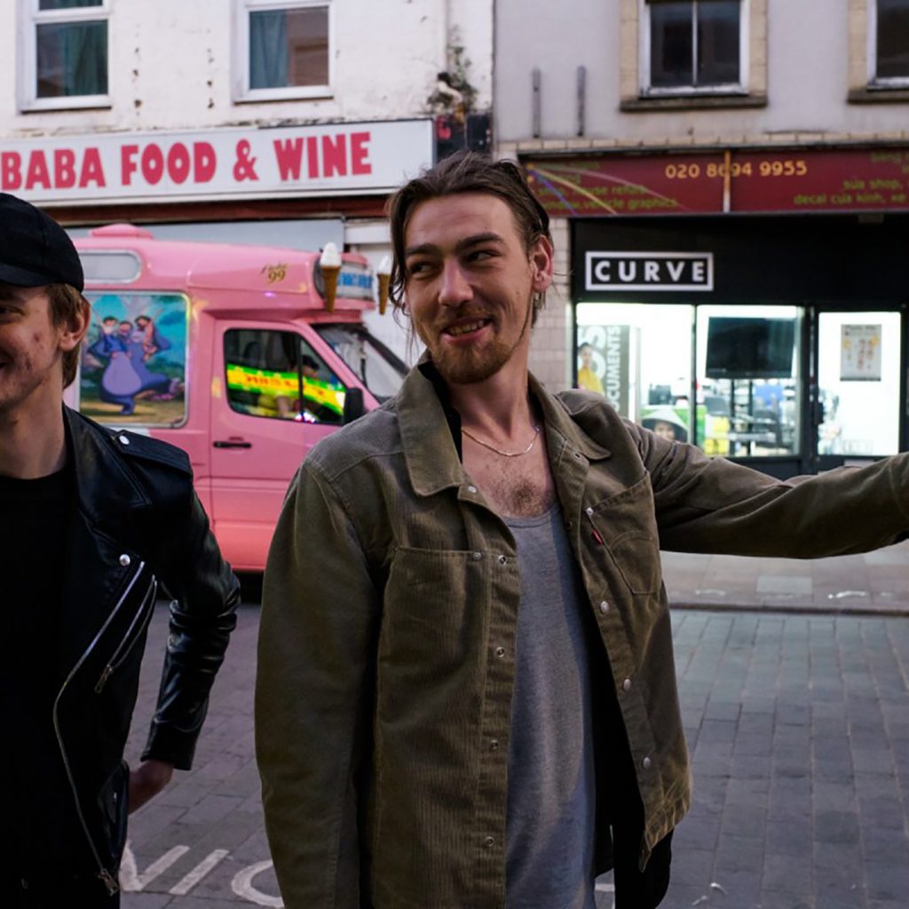 Two men in Deptford High Street