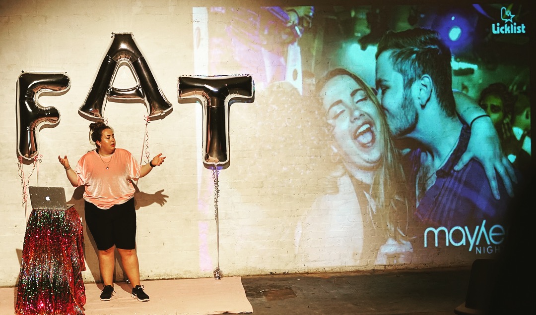 Katie Greenall in "Fatty fat fat"