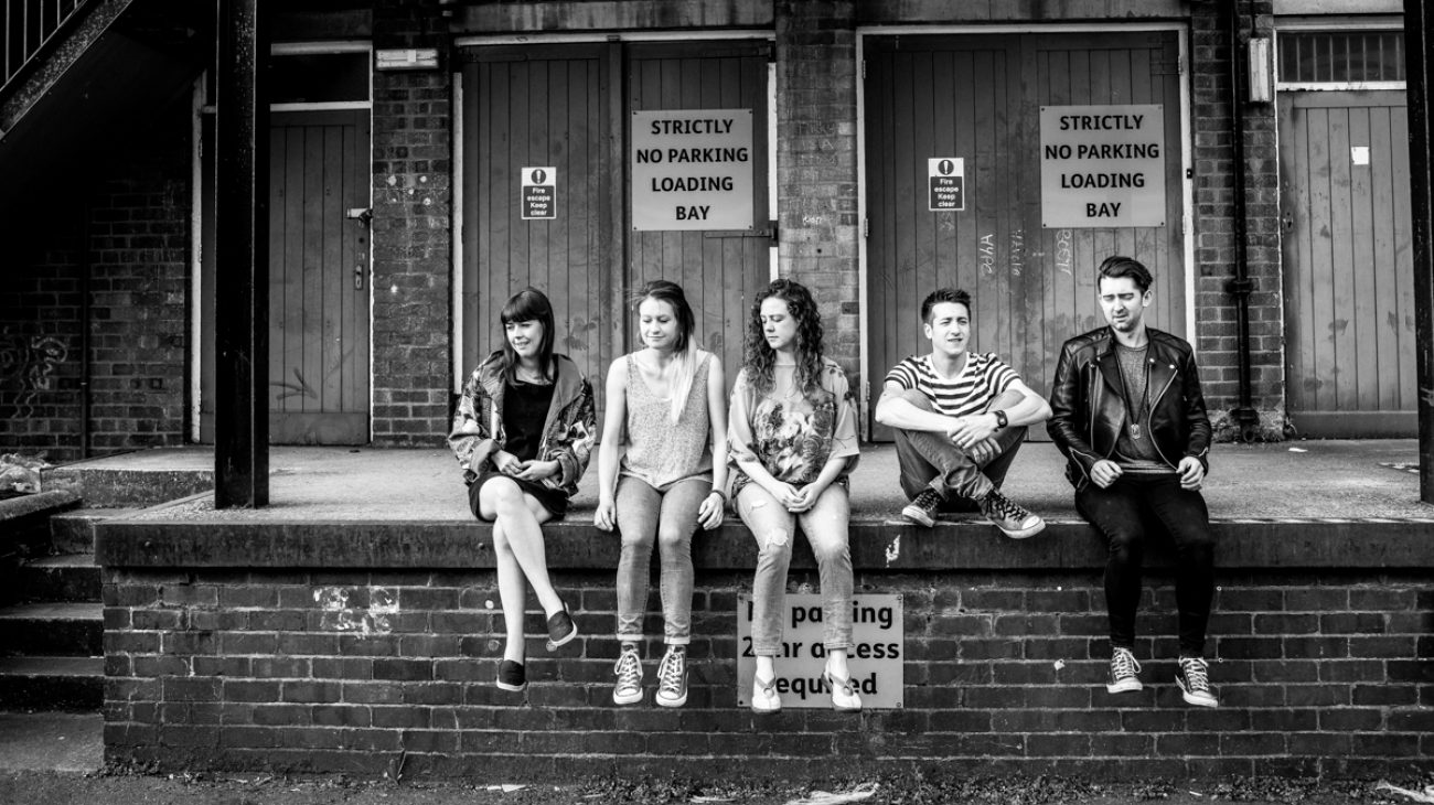 Jess Green and the band. Photo by Scott Choucino.