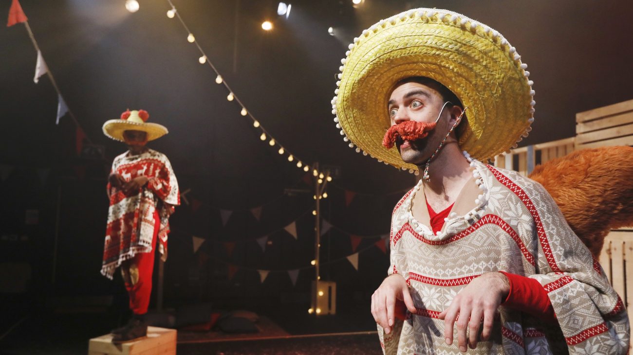 Photo by Luke MacGregor. Production image from Humbug the Hedgehog.