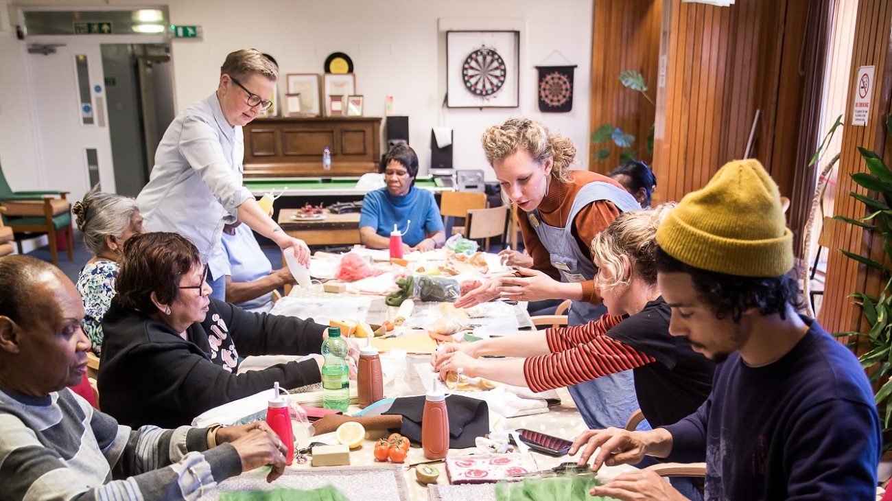 Meet Me At Lewisham Homes Celebrating Age project. Photo by Roswitha Chesher.