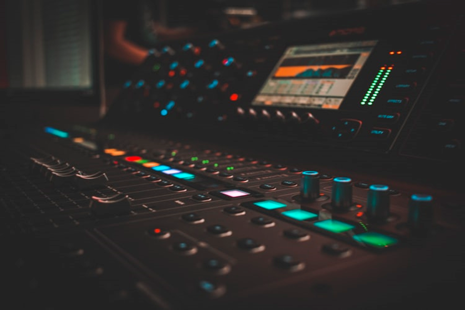 image of music sound board system
