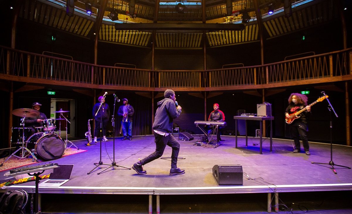 Rehearsal image of The Repeat Beat Poet