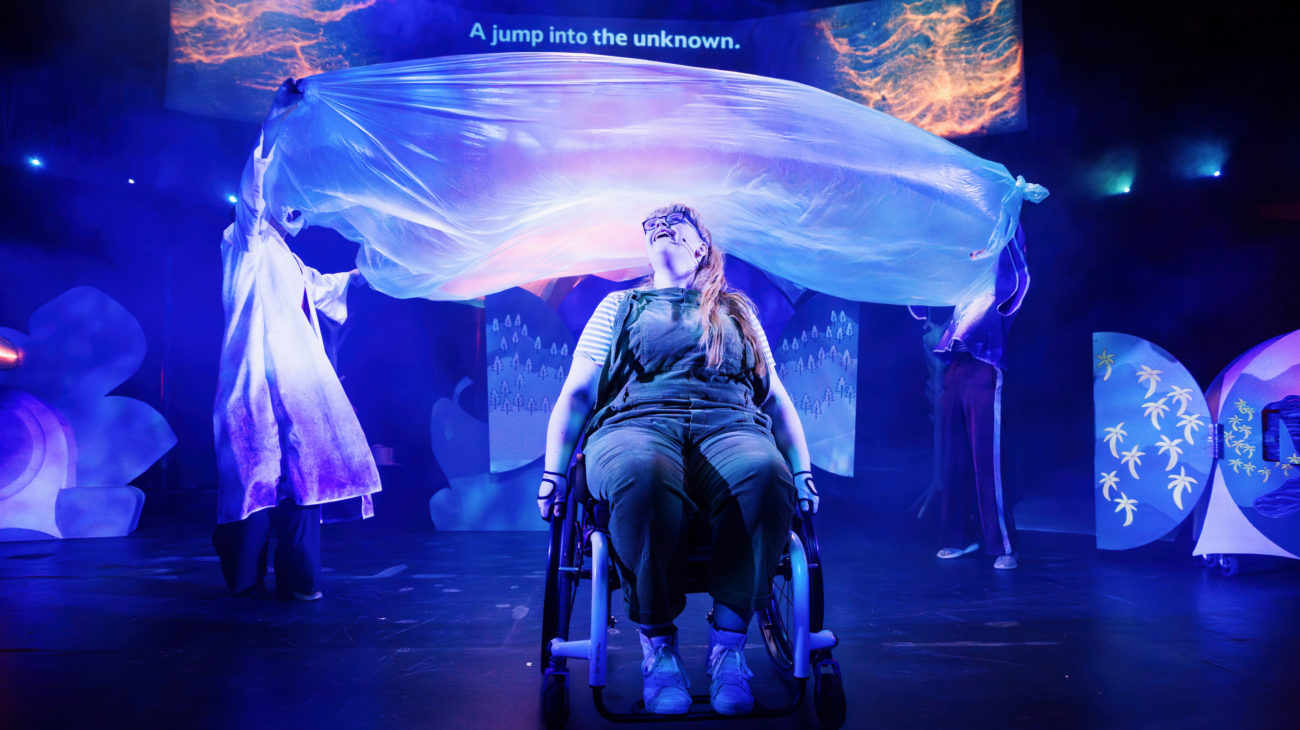 Production photographs: Jasmine May Rose as Orla. Credit Alex Brenner