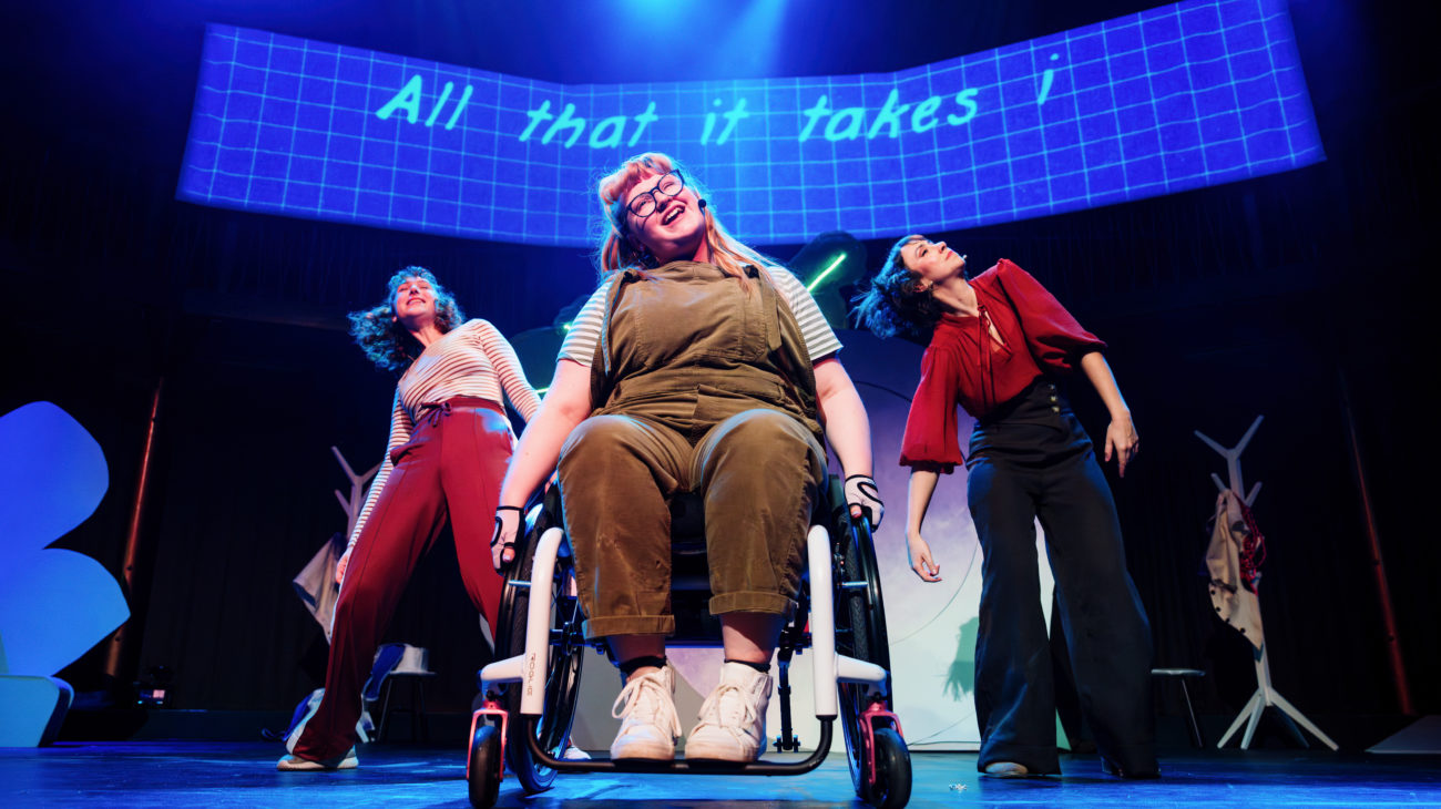 Production photographs: Stephanie Callow, Sasha Marks & Jasmine May Rose. Credit Alex Brenner